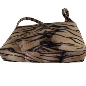 Tiger Print Kate Spade New York Purse 12"Lx7.75"Hx2"D. Magnetic Snap closure,